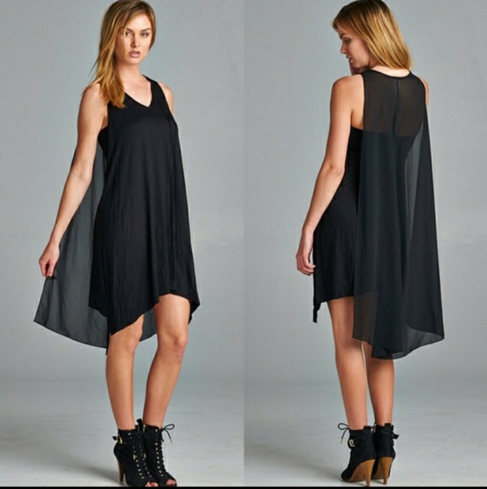 Little black Cape dress